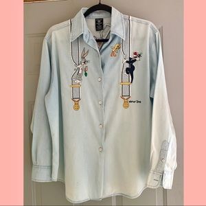 GUC Vintage Warner Bros. Looney Tunes Button Down